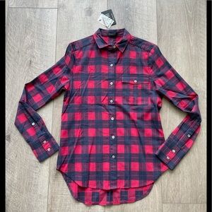 ATM Anthony Thomas Melillo Plaid Shirt